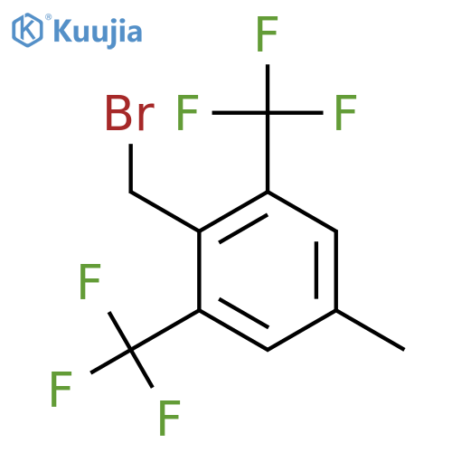 2,6-Bis(trifluoromethyl)-4-methylbenzyl bromide structure