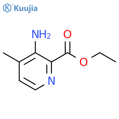 Ethyl 3-amino-4-methylpicolinate structure