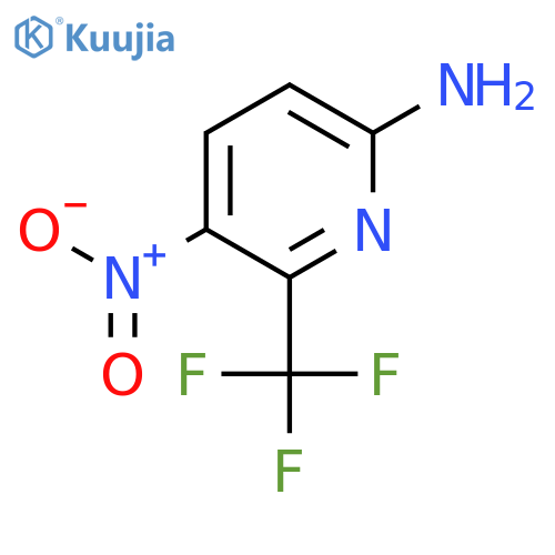 5-Nitro-6-(trifluoromethyl)pyridin-2-amine structure