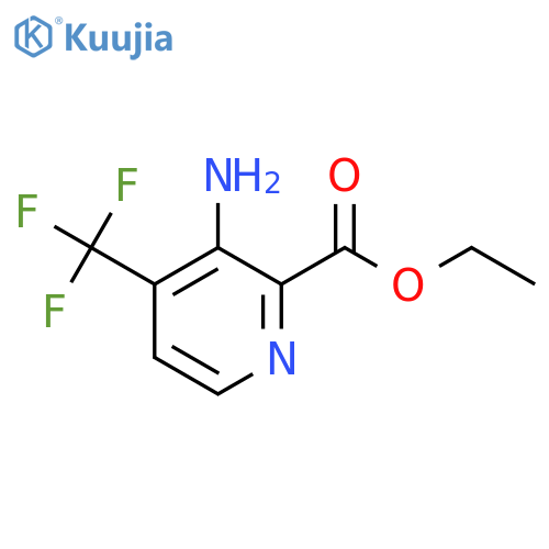 Ethyl 3-amino-4-(trifluoromethyl)picolinate structure