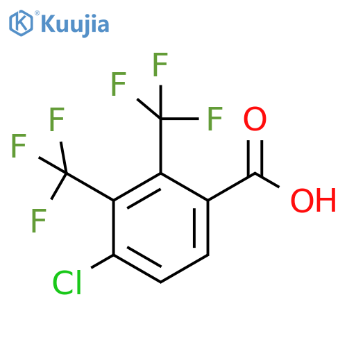 2,3-Bis(trifluoromethyl)-4-chlorobenzoic acid structure