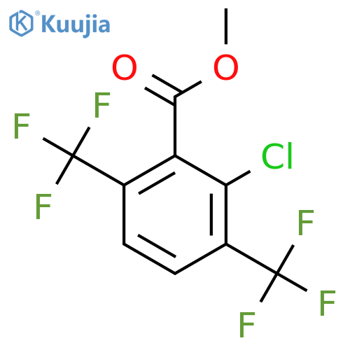 Methyl 3,6-bis(trifluoromethyl)-2-chlorobenzoate structure