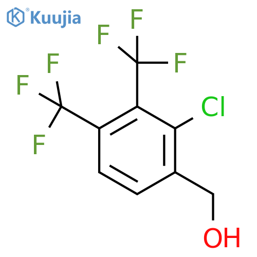3,4-Bis(trifluoromethyl)-2-chlorobenzyl alcohol structure