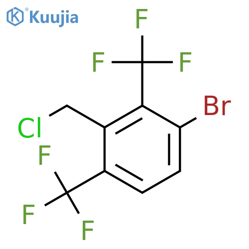 2,6-Bis(trifluoromethyl)-3-bromobenzyl chloride structure