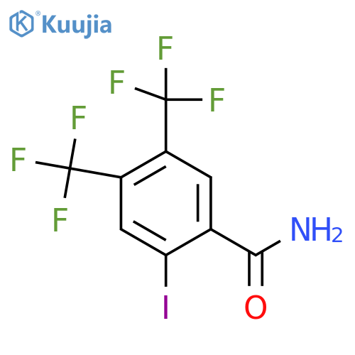 4,5-Bis(trifluoromethyl)-2-iodobenzamide structure