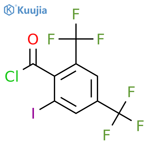 2,4-Bis(trifluoromethyl)-6-iodobenzoyl chloride structure