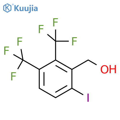 2,3-Bis(trifluoromethyl)-6-iodobenzyl alcohol structure