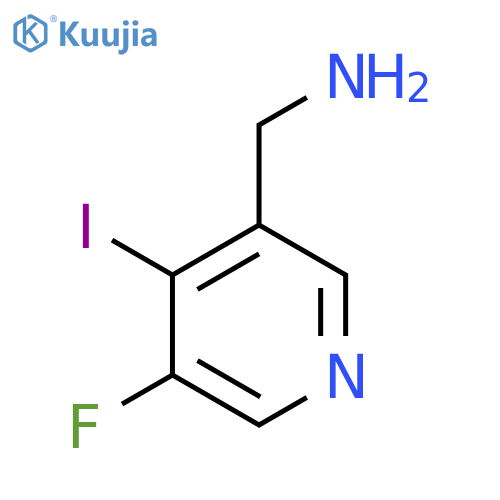 3-Aminomethyl-5-fluoro-4-iodopyridine structure