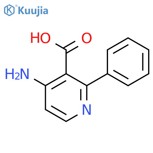 4-Amino-2-phenylnicotinic acid structure