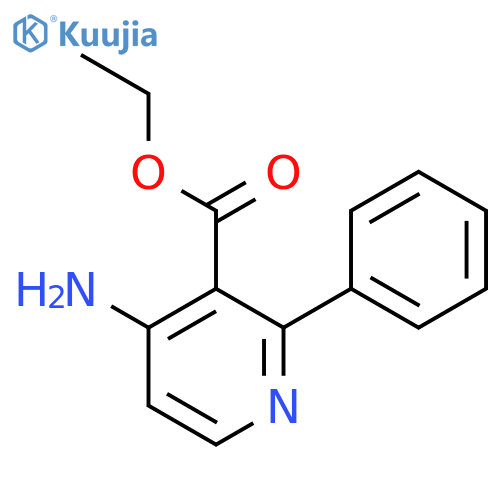 Ethyl 4-amino-2-phenylnicotinate structure