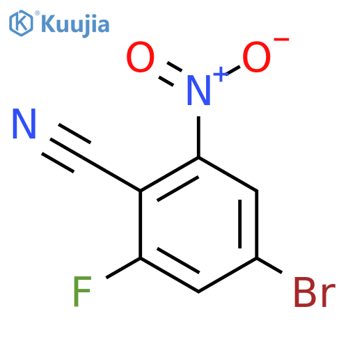 4-Bromo-2-fluoro-6-nitrobenzonitrile structure