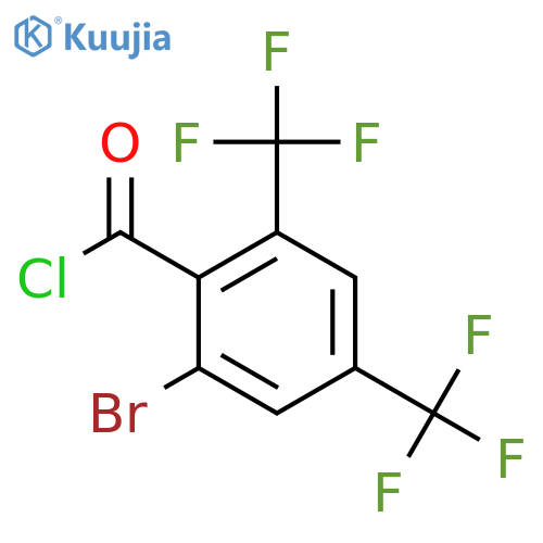 2,4-Bis(trifluoromethyl)-6-bromobenzoyl chloride structure