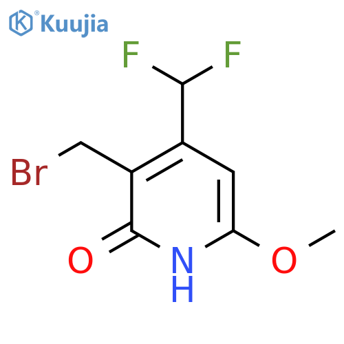 3-(Bromomethyl)-4-(difluoromethyl)-2-hydroxy-6-methoxypyridine structure