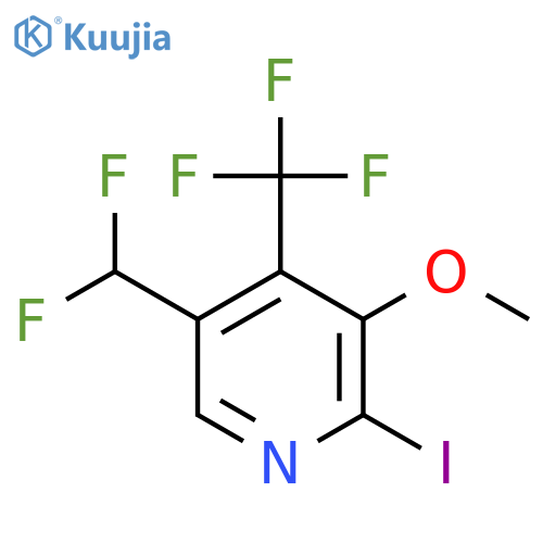5-(Difluoromethyl)-2-iodo-3-methoxy-4-(trifluoromethyl)pyridine structure