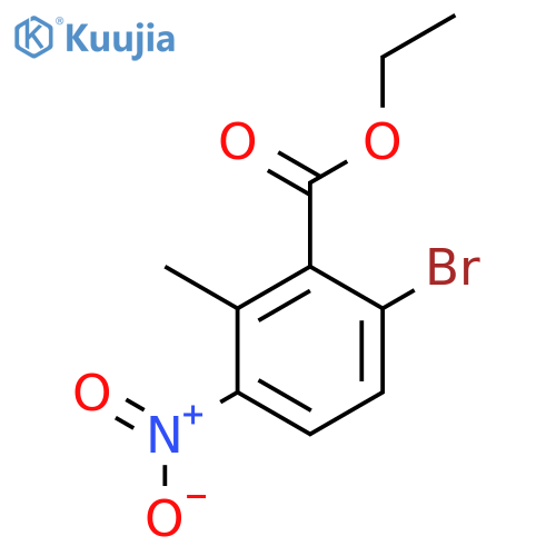 Ethyl 6-bromo-2-methyl-3-nitrobenzoate structure