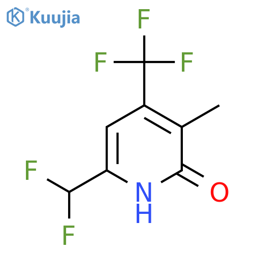 6-(Difluoromethyl)-2-hydroxy-3-methyl-4-(trifluoromethyl)pyridine structure