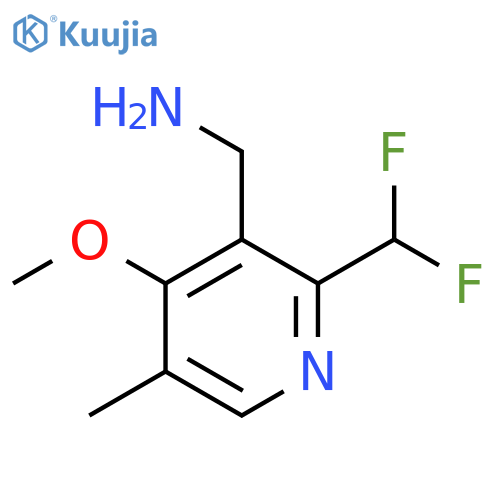 3-(Aminomethyl)-2-(difluoromethyl)-4-methoxy-5-methylpyridine structure