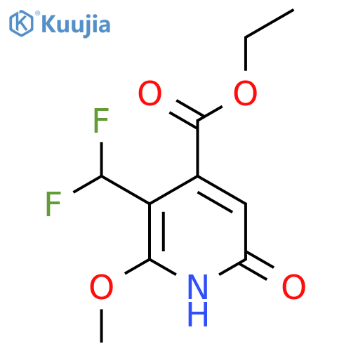 Ethyl 3-(difluoromethyl)-6-hydroxy-2-methoxypyridine-4-carboxylate structure