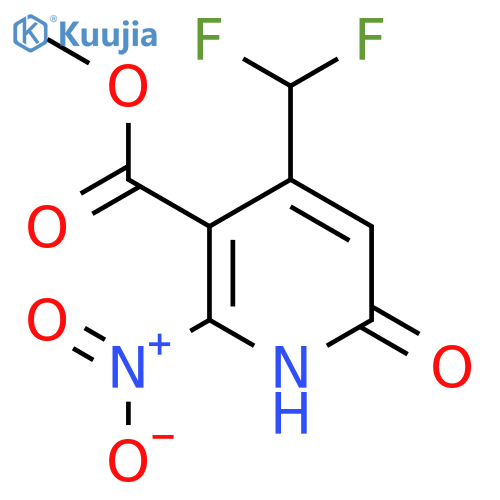 Methyl 4-(difluoromethyl)-6-hydroxy-2-nitropyridine-3-carboxylate structure