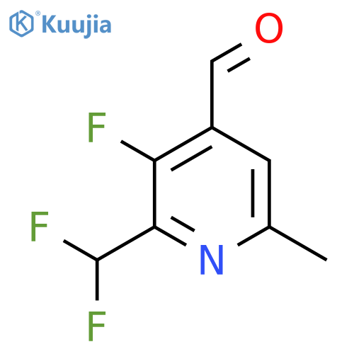 2-(Difluoromethyl)-3-fluoro-6-methylpyridine-4-carboxaldehyde structure