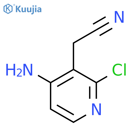 4-Amino-2-chloropyridine-3-acetonitrile structure
