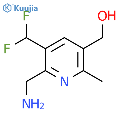 2-(Aminomethyl)-3-(difluoromethyl)-6-methylpyridine-5-methanol structure