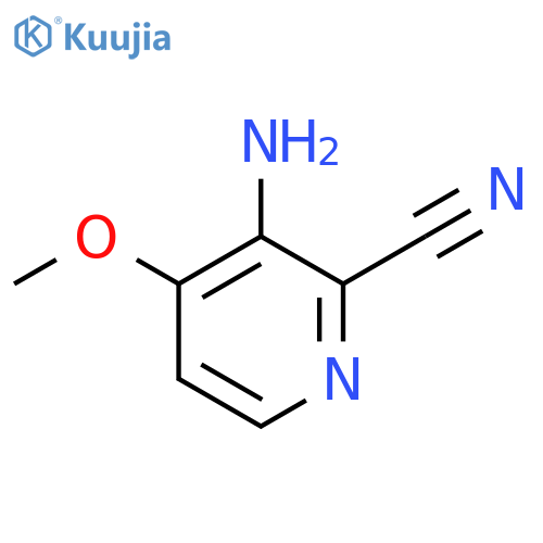 3-Amino-4-methoxypicolinonitrile structure