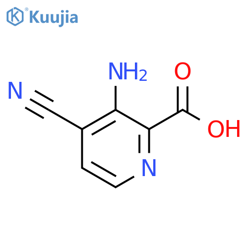 3-Amino-4-cyanopicolinic acid structure