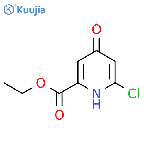 Ethyl 6-chloro-4-hydroxypicolinate structure