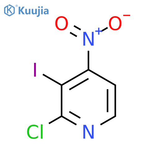 2-Chloro-3-iodo-4-nitropyridine structure
