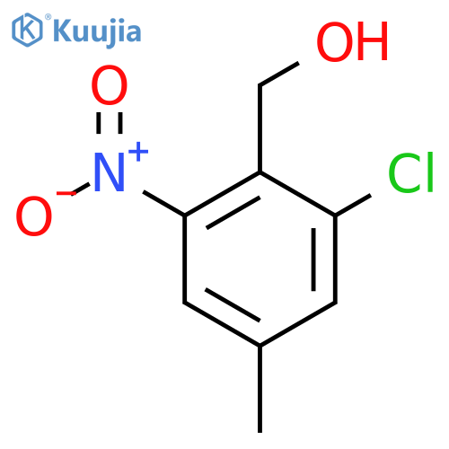 2-Chloro-4-methyl-6-nitrobenzyl alcohol structure