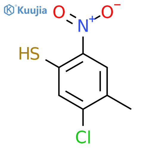 5-Chloro-4-methyl-2-nitrothiophenol structure