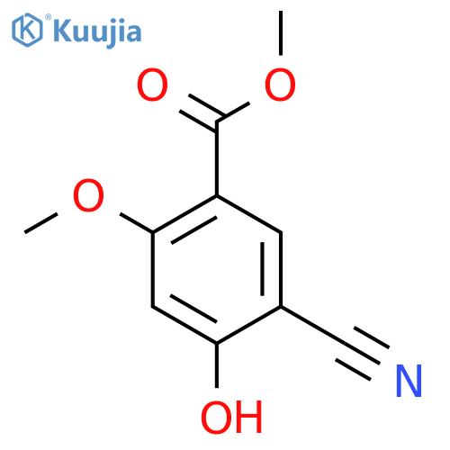 Methyl 5-cyano-4-hydroxy-2-methoxybenzoate structure