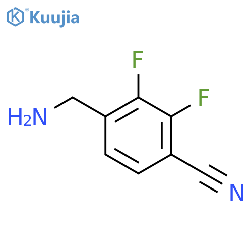 4-Cyano-2,3-difluorobenzylamine structure