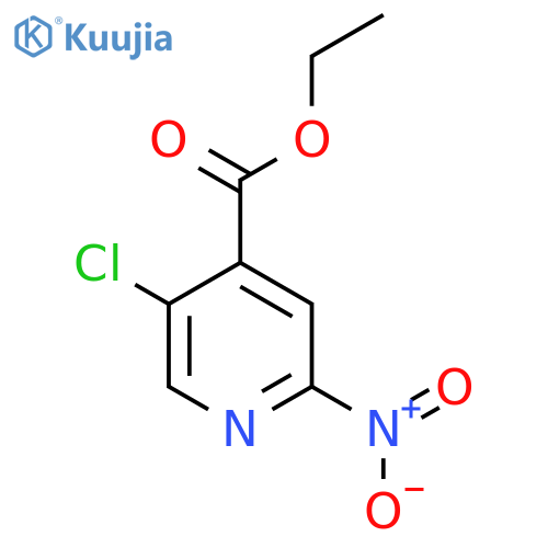 Ethyl 5-chloro-2-nitroisonicotinate structure