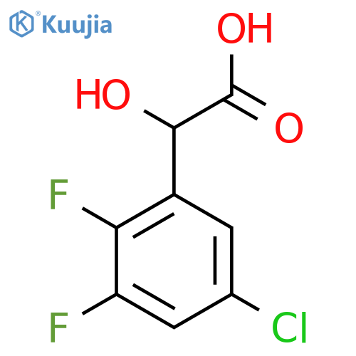5-Chloro-2,3-difluoromandelic acid structure