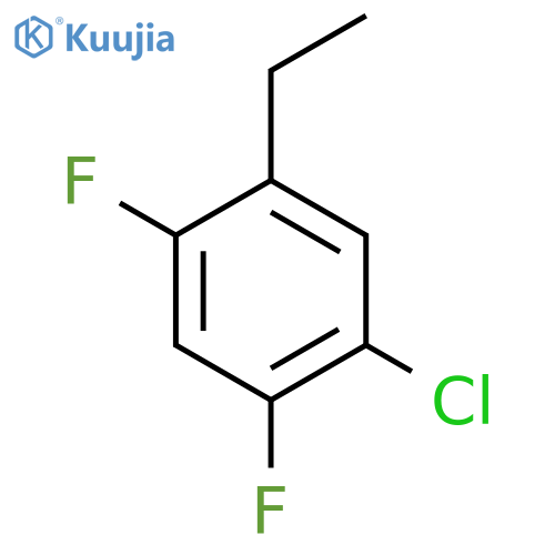 1-Chloro-2,4-difluoro-5-ethylbenzene structure
