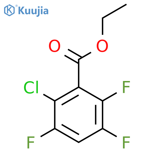 Ethyl 2-chloro-3,5,6-trifluorobenzoate structure