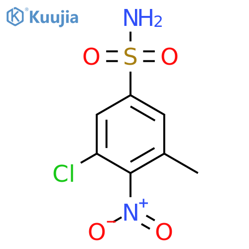 3-Chloro-5-methyl-4-nitrobenzenesulfonamide structure