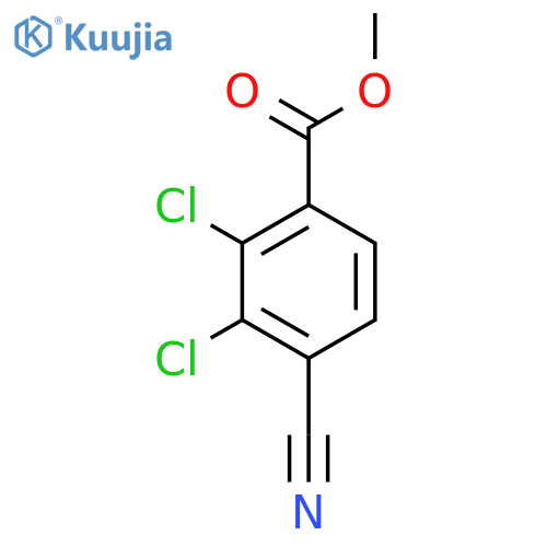 Methyl 4-cyano-2,3-dichlorobenzoate structure