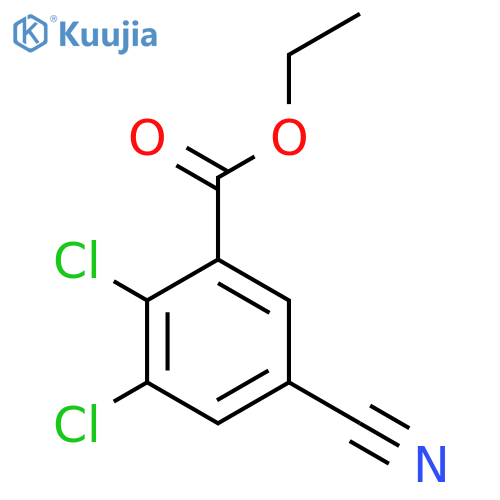 Ethyl 5-cyano-2,3-dichlorobenzoate structure