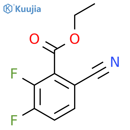 Ethyl 6-cyano-2,3-difluorobenzoate structure