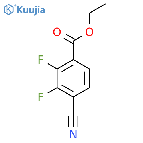 Ethyl 4-cyano-2,3-difluorobenzoate structure