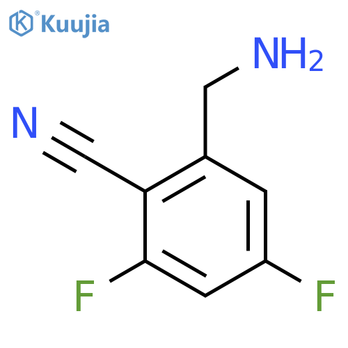 2-Cyano-3,5-difluorobenzylamine structure
