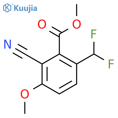 Methyl 2-cyano-6-difluoromethyl-3-methoxybenzoate structure