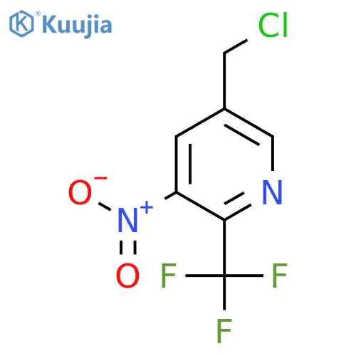 5-Chloromethyl-3-nitro-2-(trifluoromethyl)pyridine structure