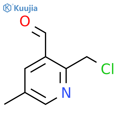 2-Chloromethyl-5-methylnicotinaldehyde structure
