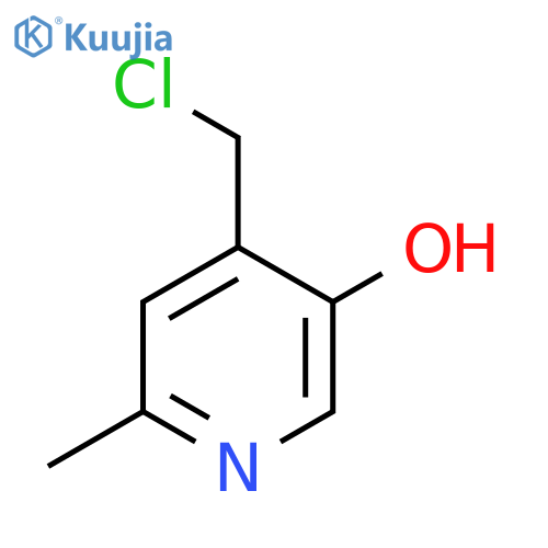4-Chloromethyl-5-hydroxy-2-methylpyridine structure