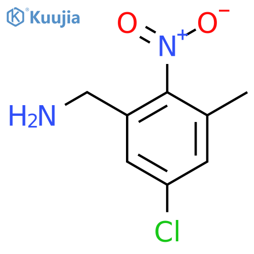 5-Chloro-3-methyl-2-nitrobenzylamine structure