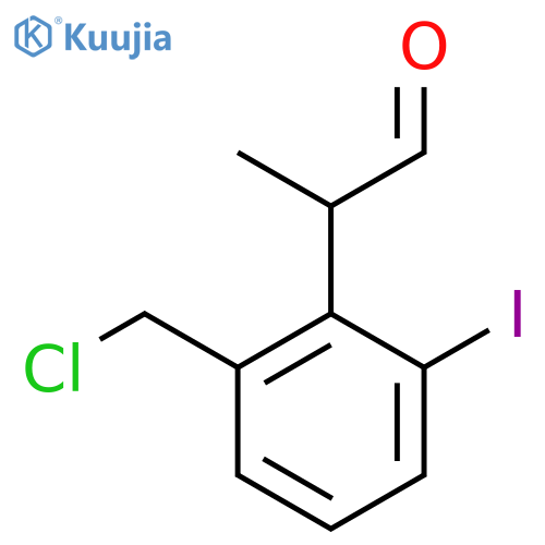 2-(Chloromethyl)-6-iodophenylpropanal structure